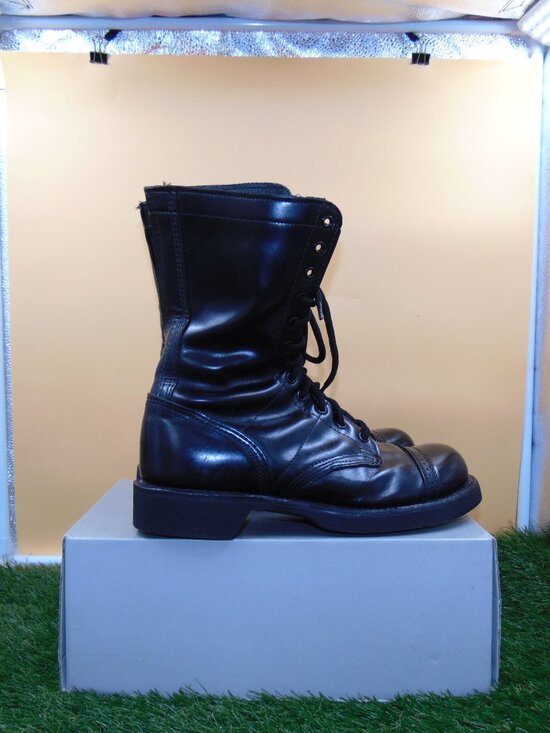 CORCORAN 1500 Mens Size 9 D Black Made in USA Paratrooper Leather Jump Boots main image 5